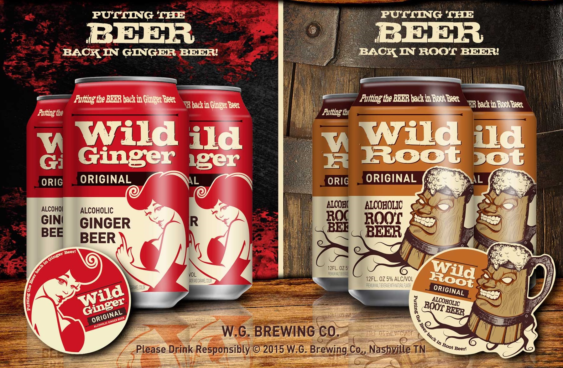 WG Brewing Launches Wild Docta' and Wild Sit Russ