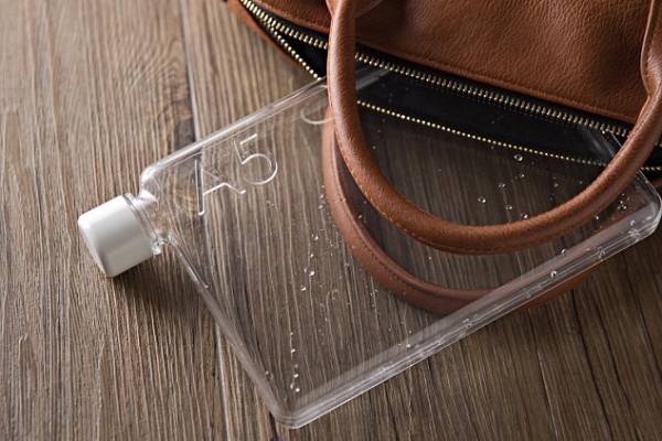 Environmentally Friendly Bottle in a Shape of a Paper