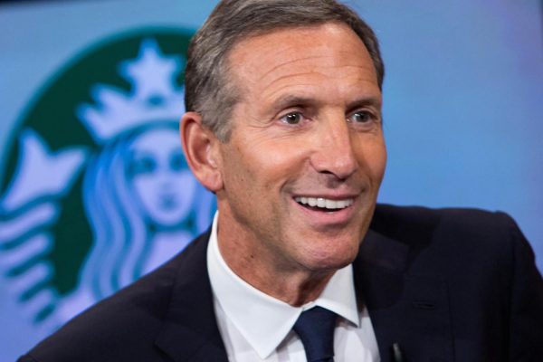 John Kerry and Howard Schultz at the 4th edition of Seeds&Chips