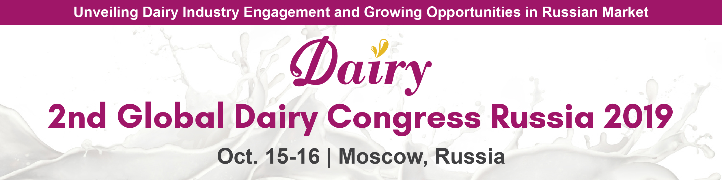 2nd Global Dairy Congress Russia 2019