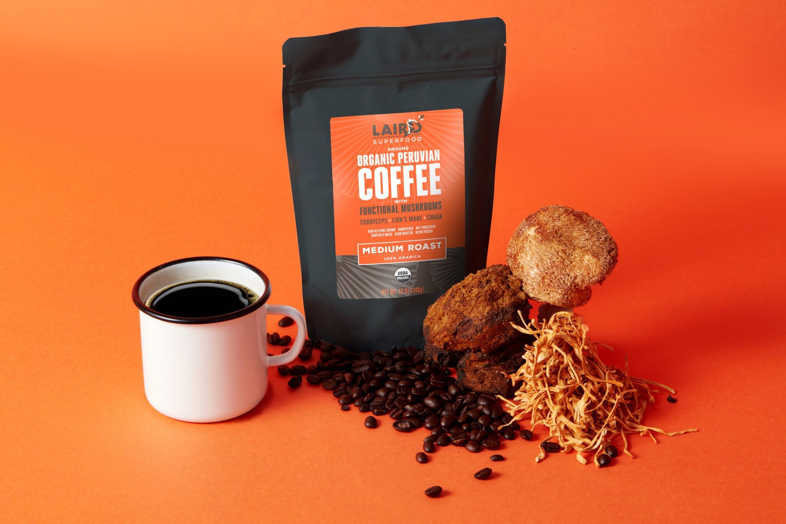 Laird Superfood Launches Coffee with Functional Mushrooms